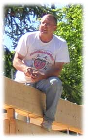 John on site at Whidbey Island in April 2004.